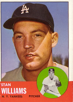1963 Topps Baseball Cards      042      Stan Williams